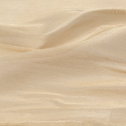 Metallic Pale Gold Woven Lame - Full