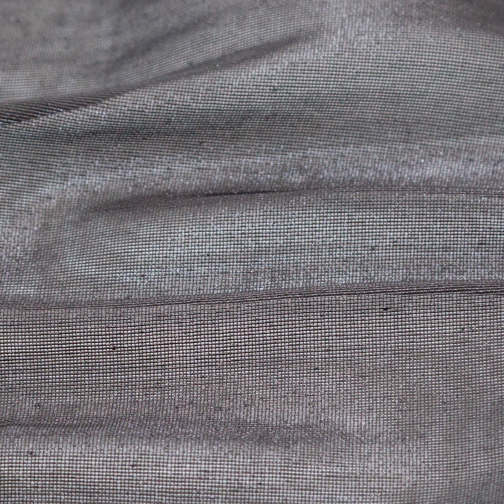 Metallic Black Woven Lame - Full