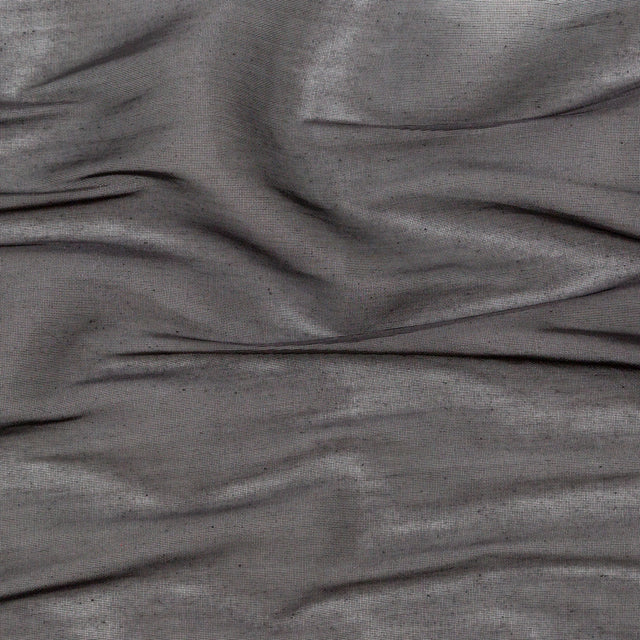 Metallic Black Woven Lame