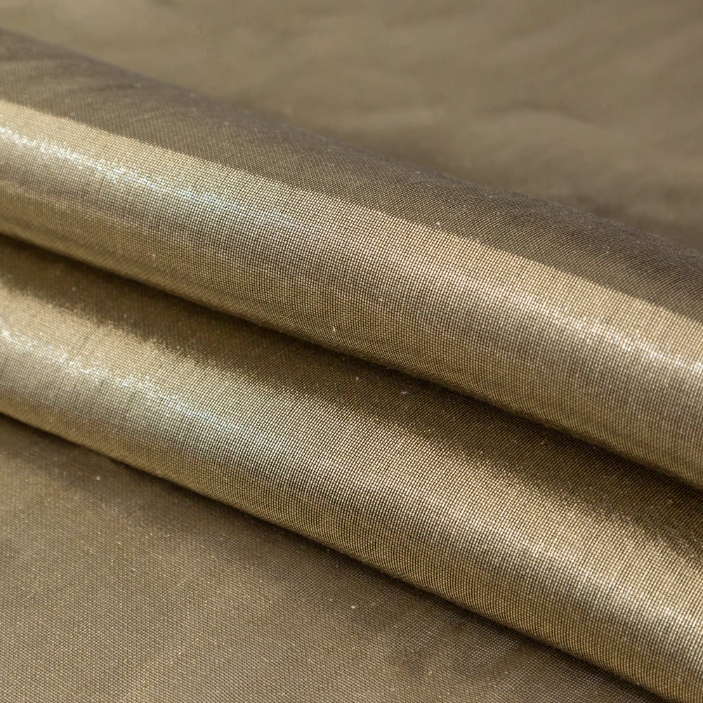 Metallic Gold Woven Lame - Detail