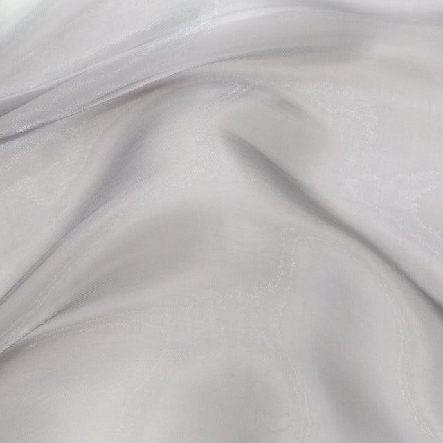 Sleek Gunmetal Organza
