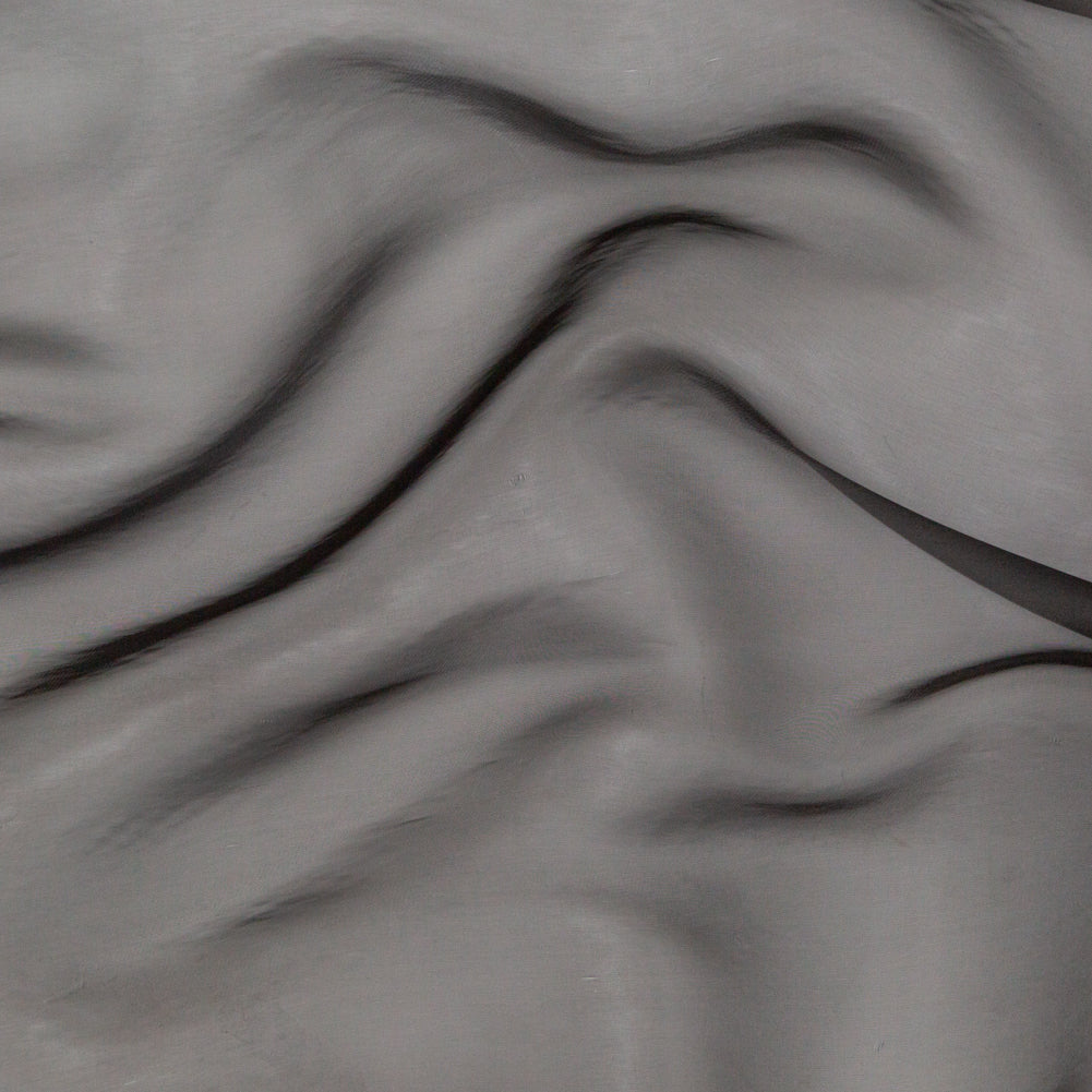 Stark Black Organza
