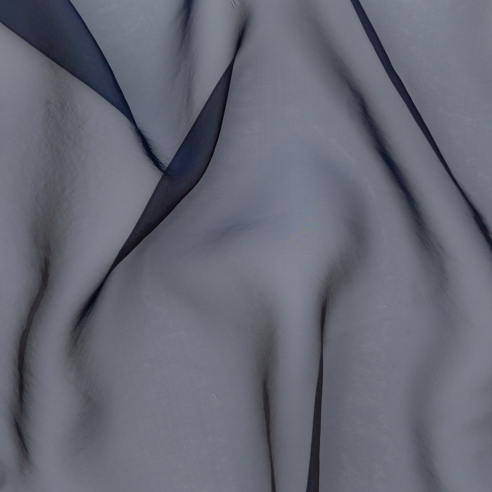 Shimmering Organza - Royal Blue and Black Iridescent - Julliette Collection