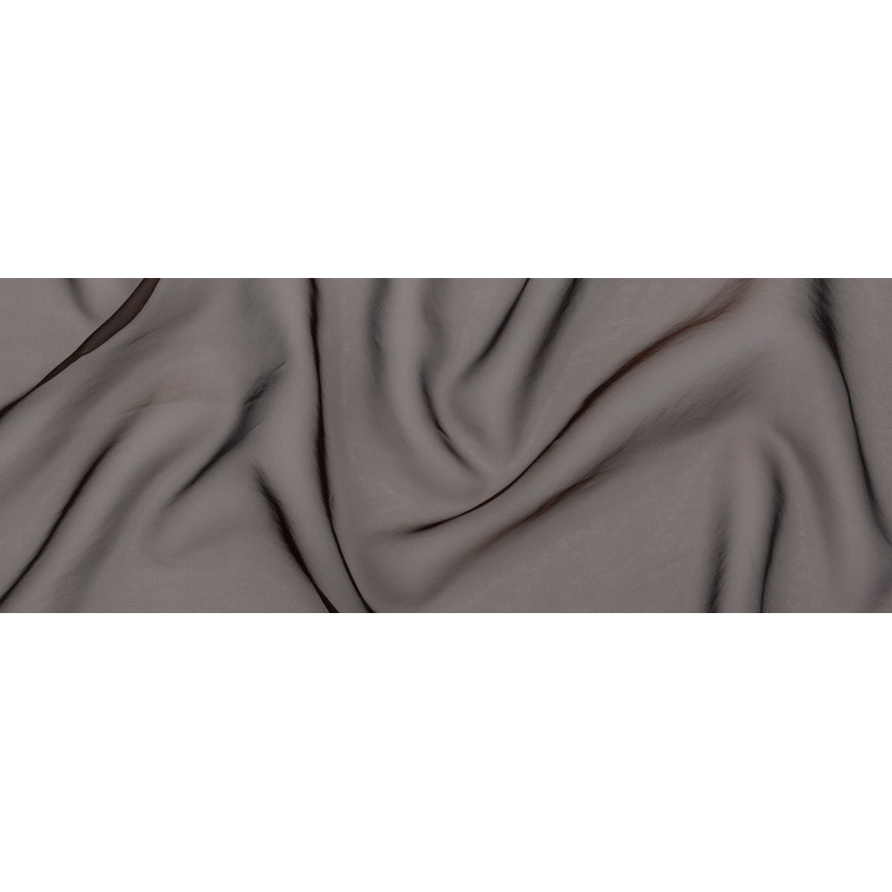 Shimmering Brown and Black Iridescent Organza - Folded