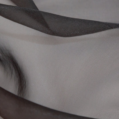 Shimmering Brown and Black Iridescent Organza - Full