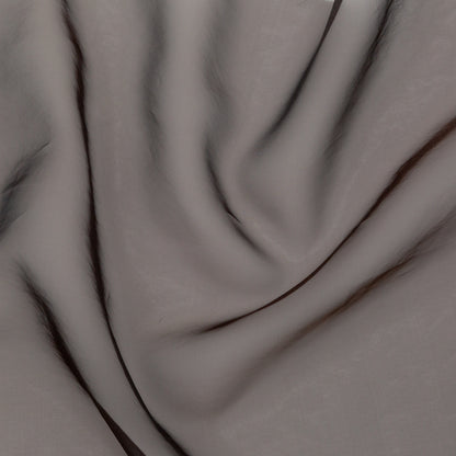 Shimmering Brown and Black Iridescent Organza