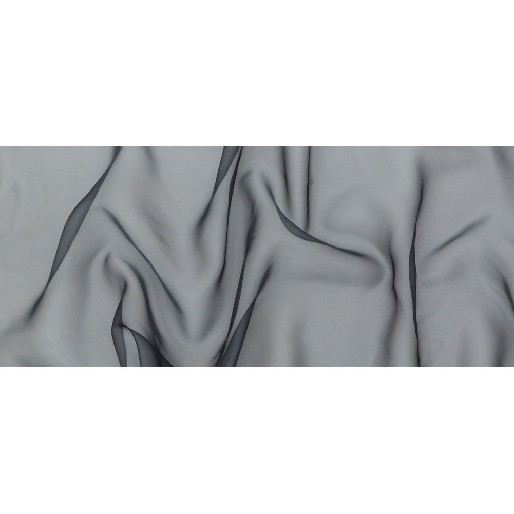 Shimmering Organza - Aqua and Gray Iridescent - Julliette Collection Folded