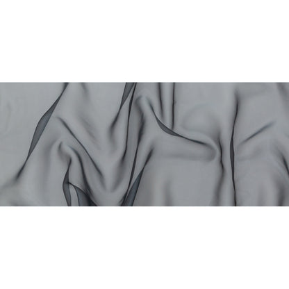 Shimmering Organza - Aqua and Gray Iridescent - Julliette Collection Folded