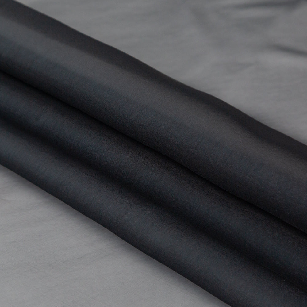 Shimmering Organza - Aqua and Gray Iridescent - Julliette Collection Detail