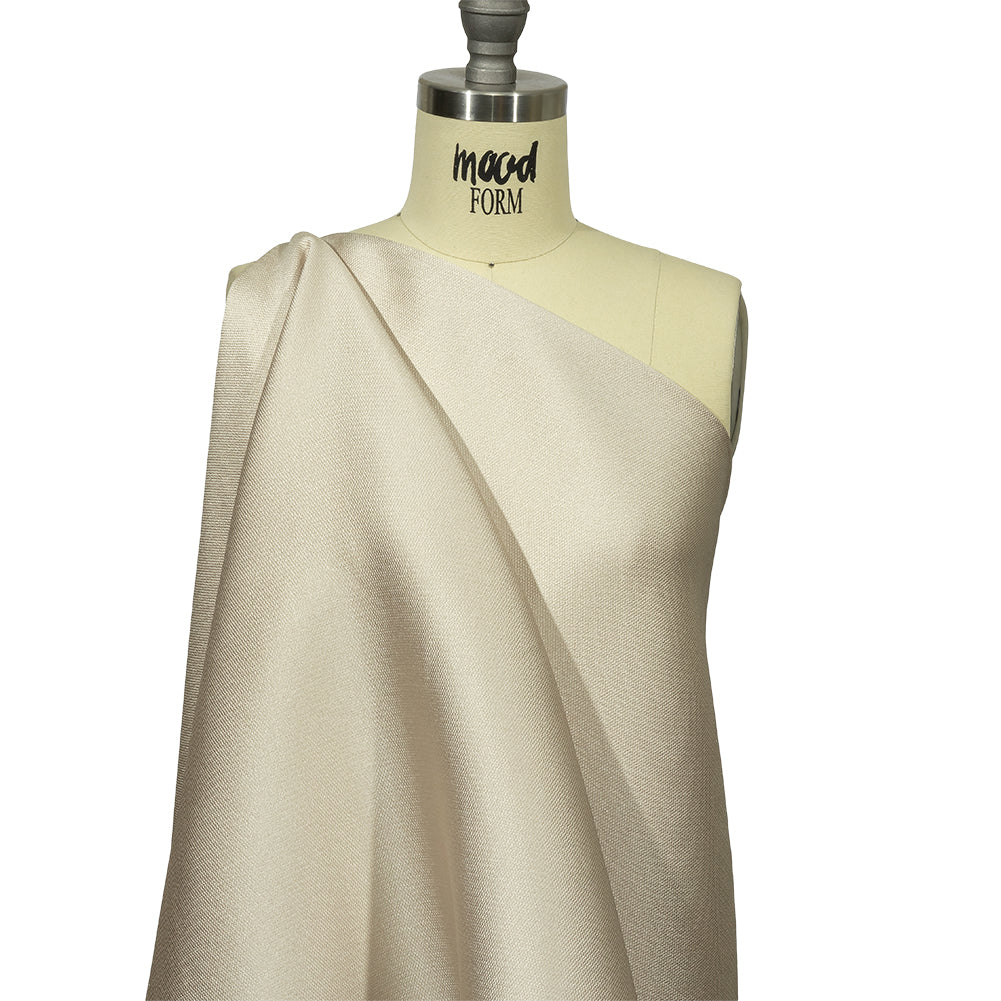 Kestrel Oatmeal Novelty Polyester Pique - Detail