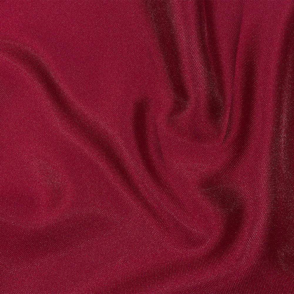 Novelty Polyester Pique - Cranberry Red - Kestrel Collection