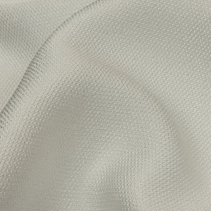 Kestrel White Novelty Polyester Pique - Detail