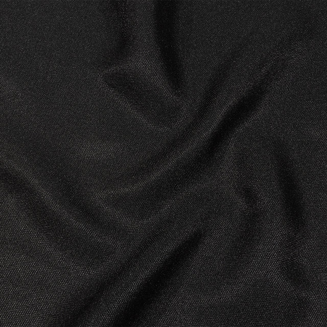 Kestrel Black Novelty Polyester Pique