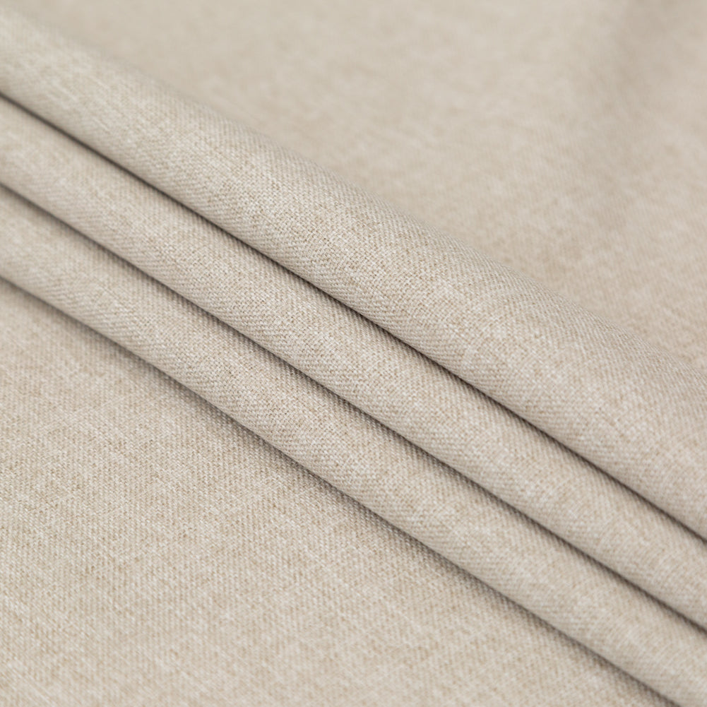 Linen Lightweight Polyester Canvas - Folded