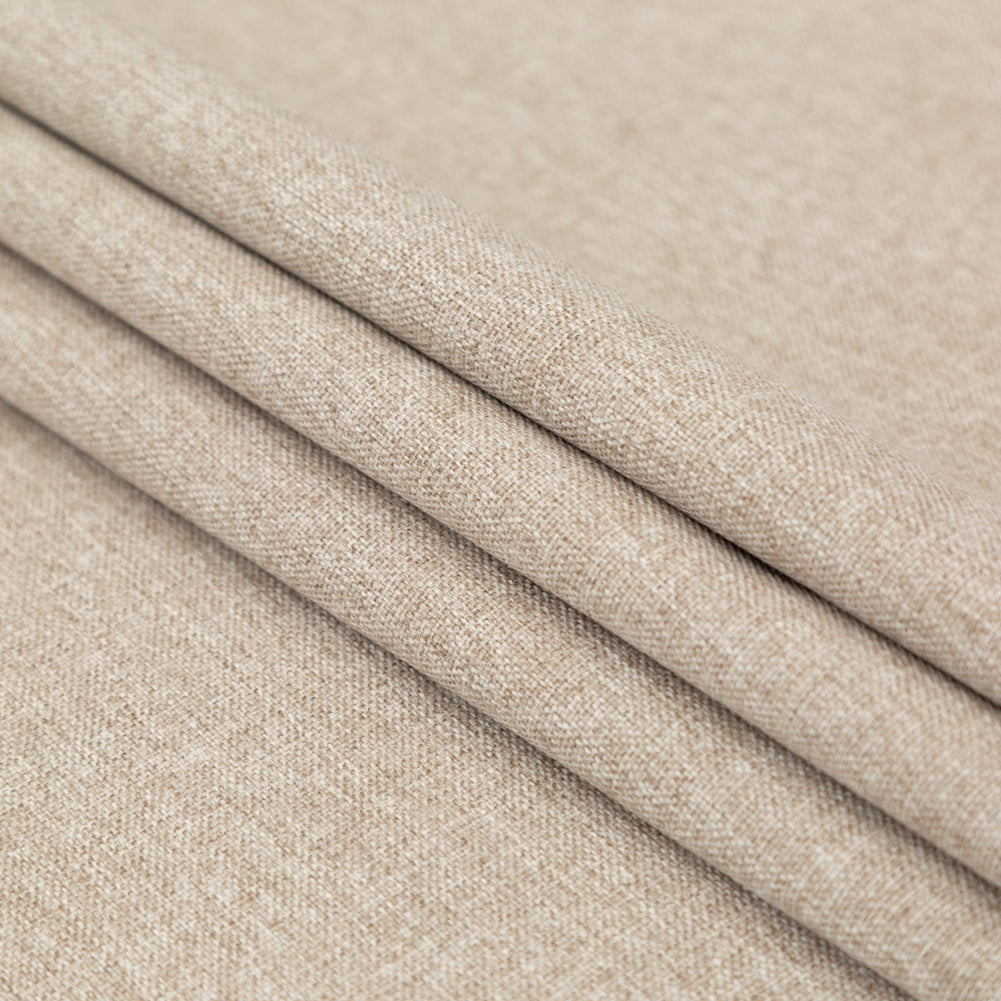 Cosme Dark Natural Lightweight Polyester Canvas Folded