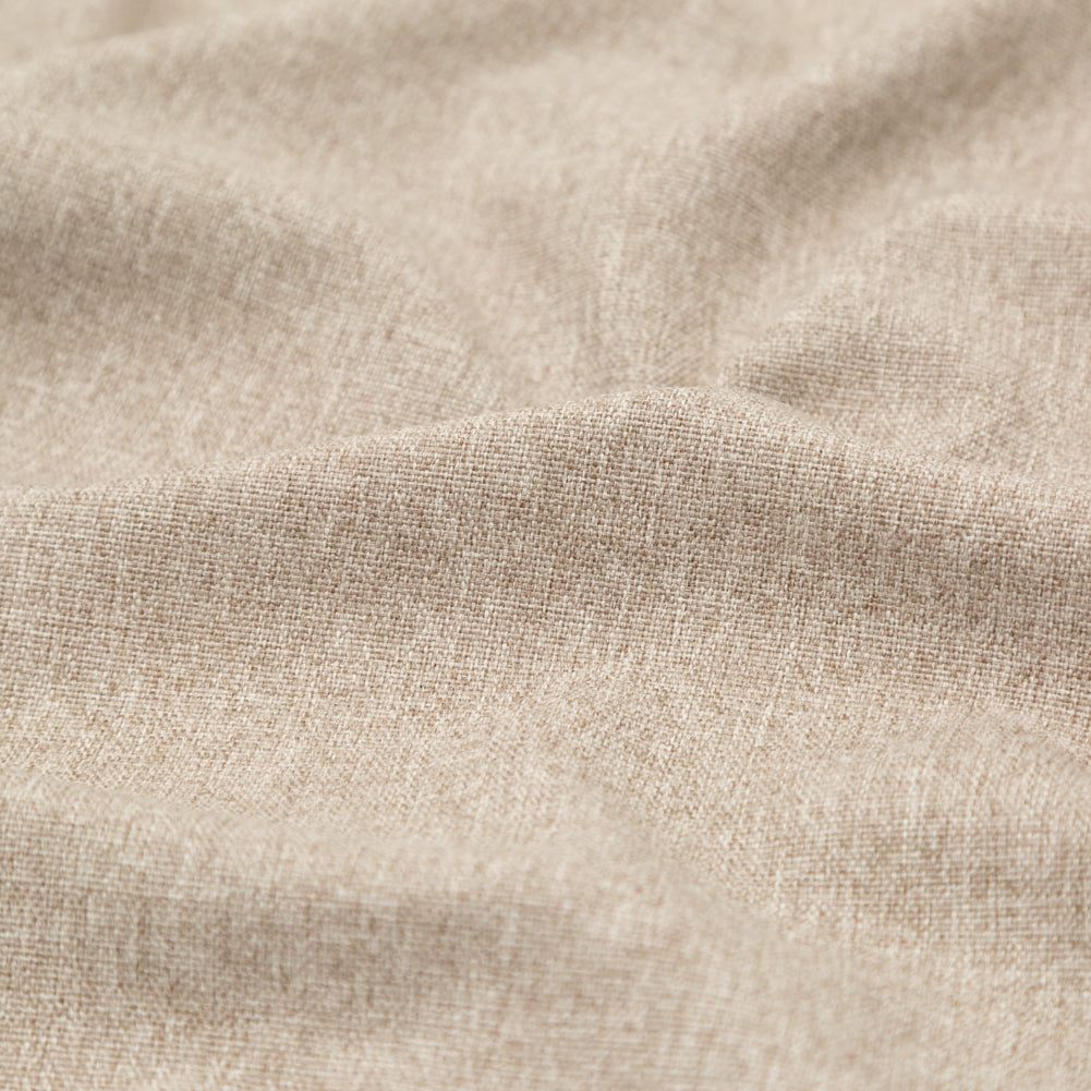 Cosme Dark Natural Lightweight Polyester Canvas Detail