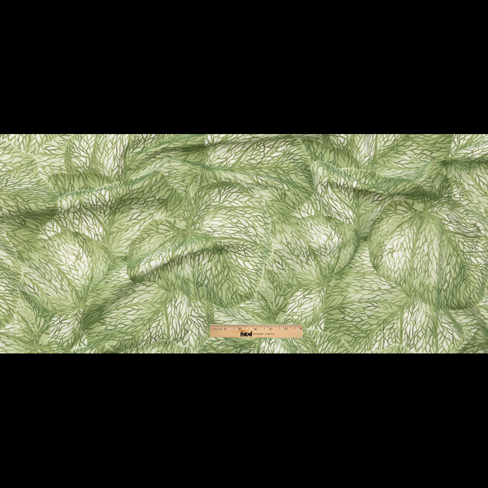 Apple Tropical Leaves Printed Woven - Full