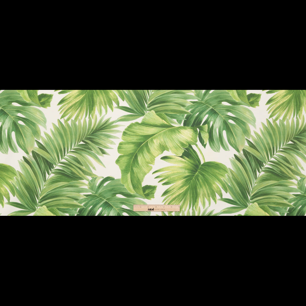 Foliage Tropical Leaves Printed Woven - Full