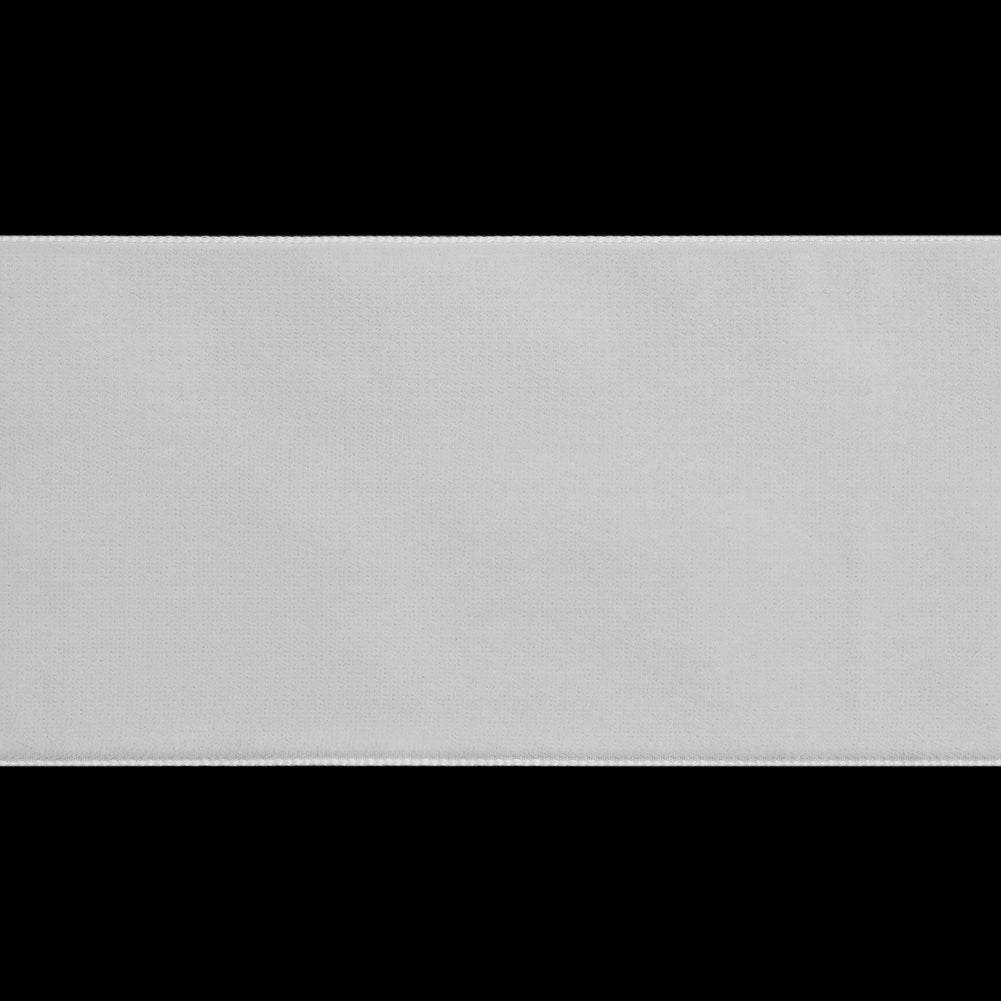 Single Faced Velvet Ribbon Made in Italy - 2.875" - Off White - Sabine Collection
