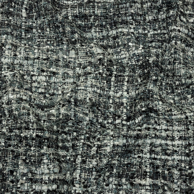 template--26688905969737__main-Viscose and Acrylic Chenille Tweed - Phantom, Gray and White - Newcastle Collection