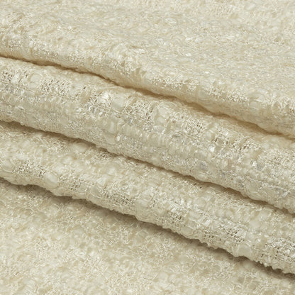Viscose and Acrylic Chenille Tweed - Crystal Gray and Silver Coin - Newcastle Collection Full