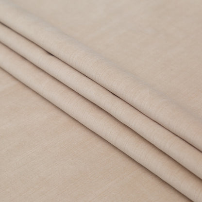 Sand Velvet with Imitation Dupioni Backing Folded