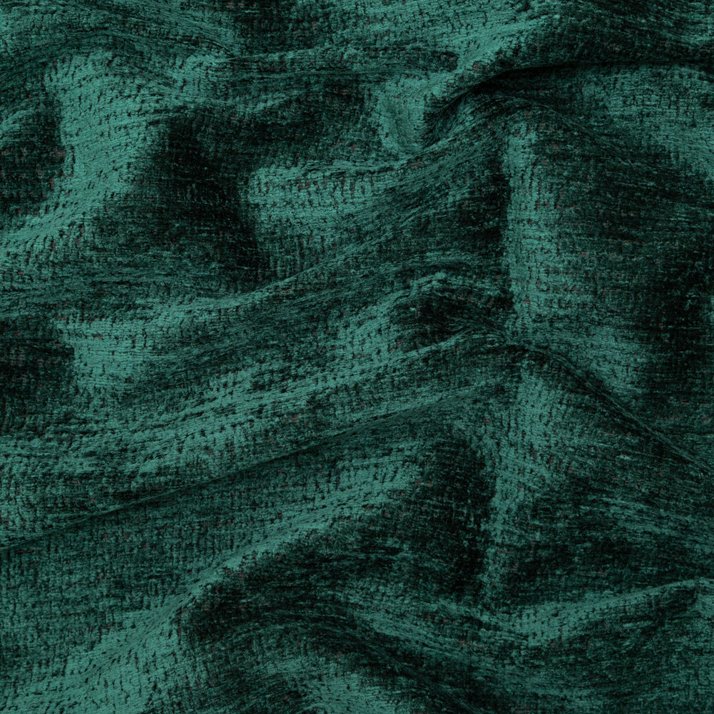 Emerald Polyester Upholstery Chenille