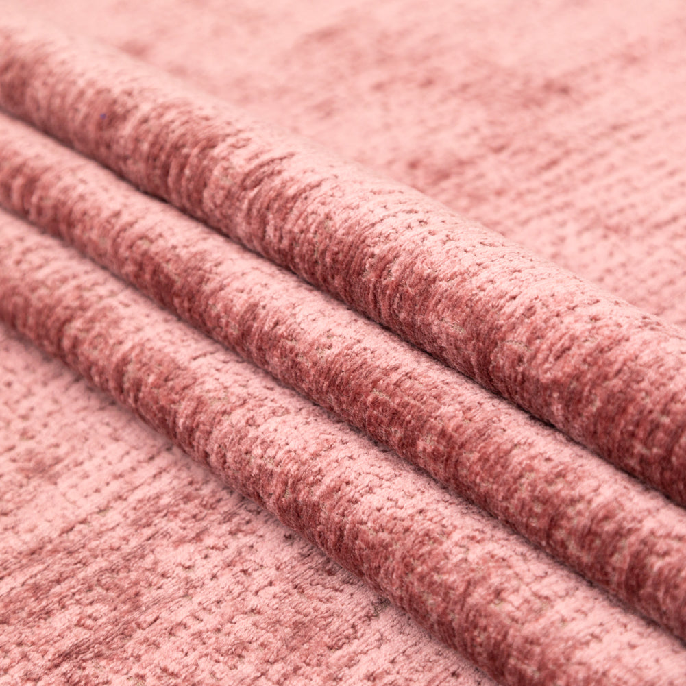 Wisteria Polyester Upholstery Chenille Folded