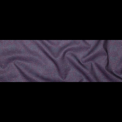 Metallic Purple and Blue Striped Bubble Wrap Organza Brocade Folded