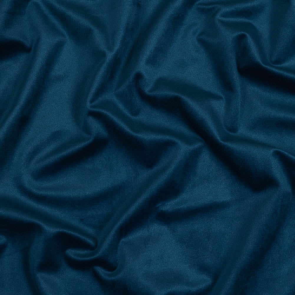 Deep Royal Creamy Polyester Velvet