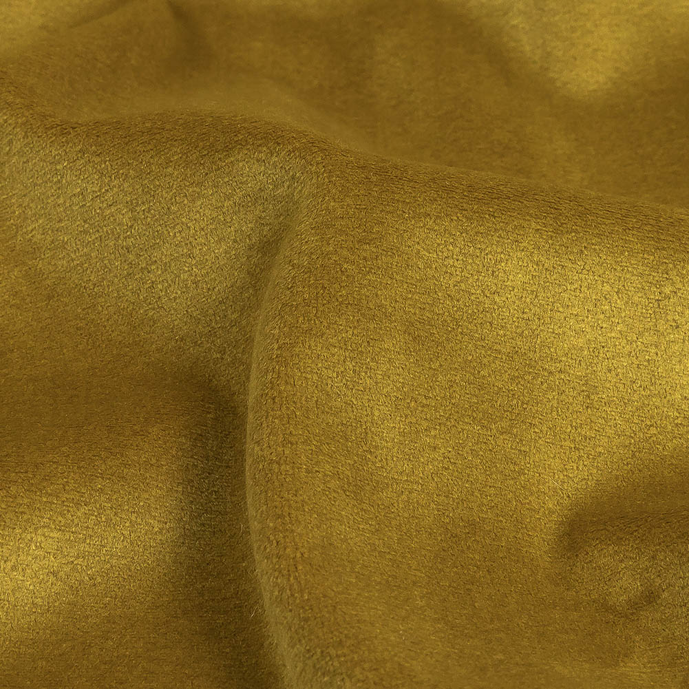 Citron Creamy Polyester Velvet Detail