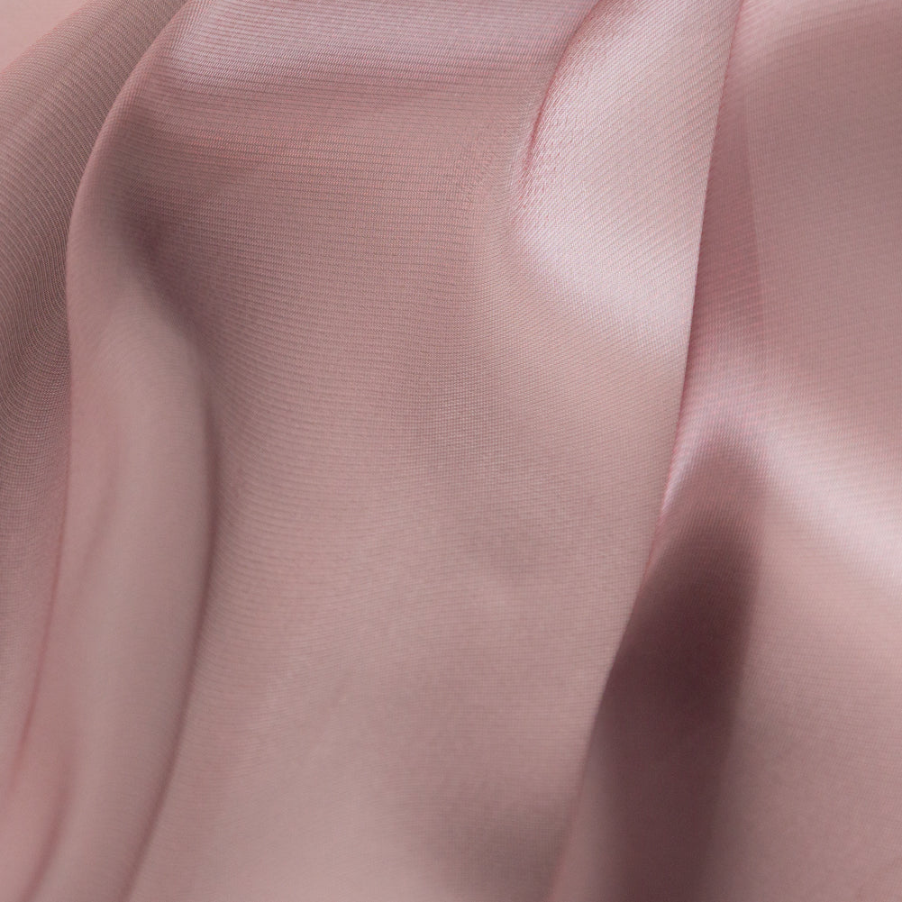 Radiant Windsor Wine Satin-Faced Twill Organza - Full