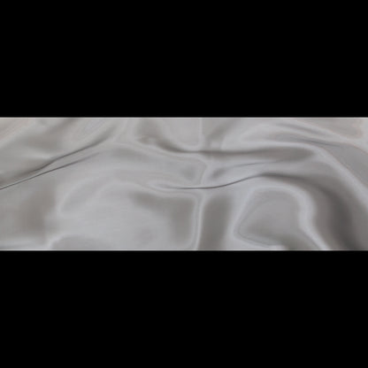 Satin-Faced Twill Organza - Radiant Charcoal Folded