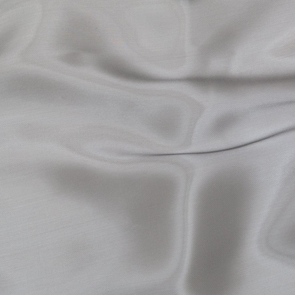 Satin-Faced Twill Organza - Radiant Charcoal