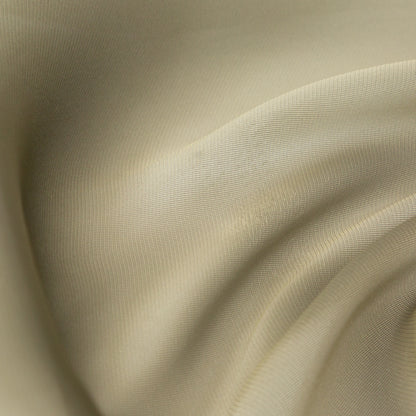 Luminous Light Olive Satin-Faced Twill Organza - Full