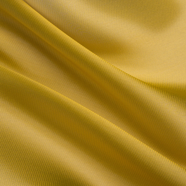 Anise Luminous Dark Gold Satin-Faced Twill Organza