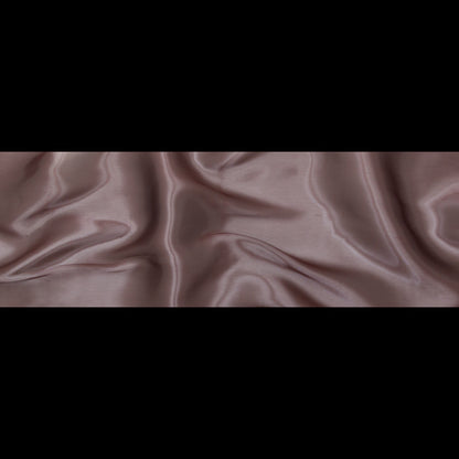 Luminous Wine Satin-Faced Twill Organza - Folded