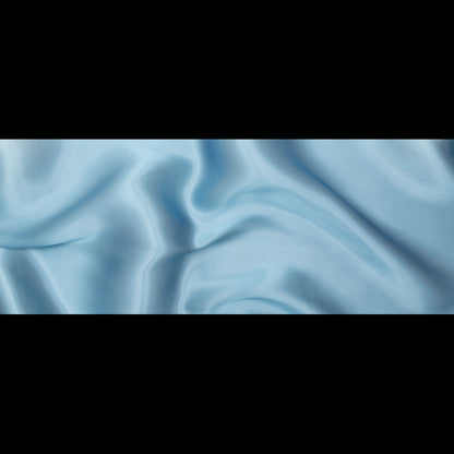 Satin-Faced Twill Organza - Luminous Aqua - Anise Collection Folded