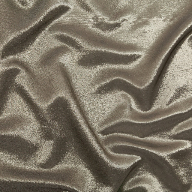 Metallic Pewter Luxury Lame