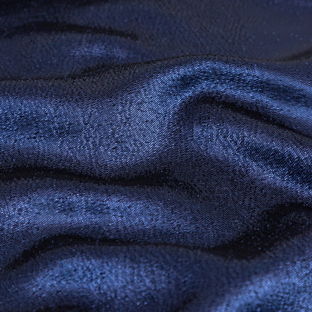 Metallic Navy Luxury Lame - Full