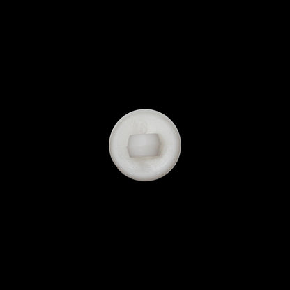 Italian Ivory Plastic Shank Button - 16L/10mm Detail