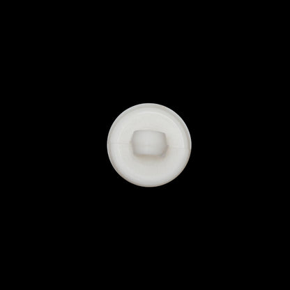 Italian Ivory Plastic Shank Button - 18L/11.5mm - Detail