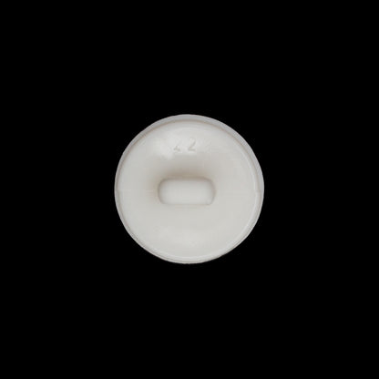 Italian Ivory Plastic Shank Button - 24L/15mm Detail