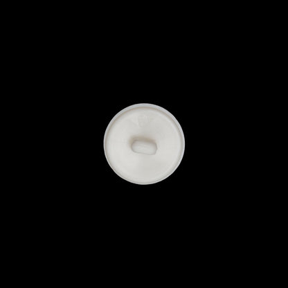 Italian Ivory Plastic Shank Button - 28L/18mm Detail