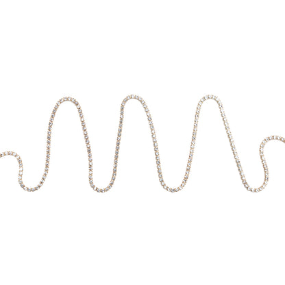 Italian Crystal and Gold Rhinestone Trim - SS6/2MM