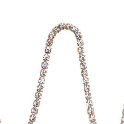 Italian Crystal and Gold Rhinestone Trim - SS12/3MM Detail