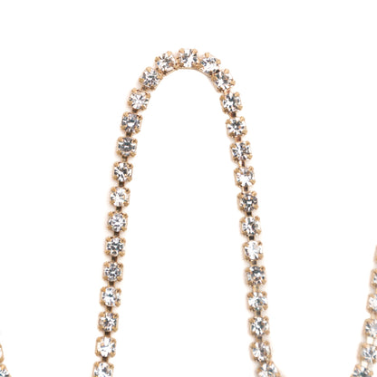 Italian Crystal and Gold Rhinestone Trim - SS10/2.9MM Detail