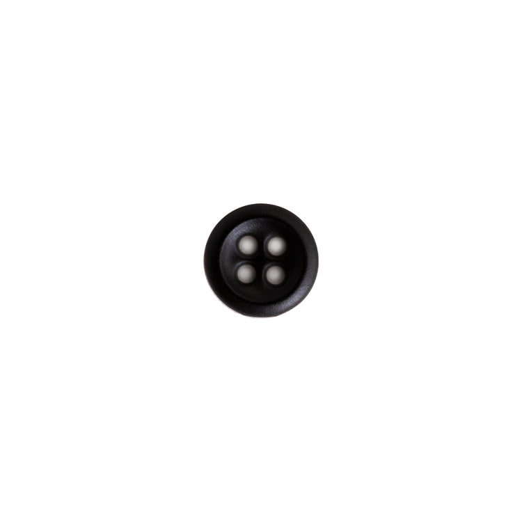 template--25130090922057__main-Italian Black Plastic 4-Hole Button - 14L/9mm