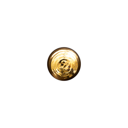 Italian Gold Domed Plastic Shank-Back Button - 16L/10mm