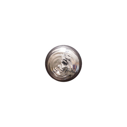 Italian Silver Domed Plastic Shank-Back Button - 18L/11.5mm